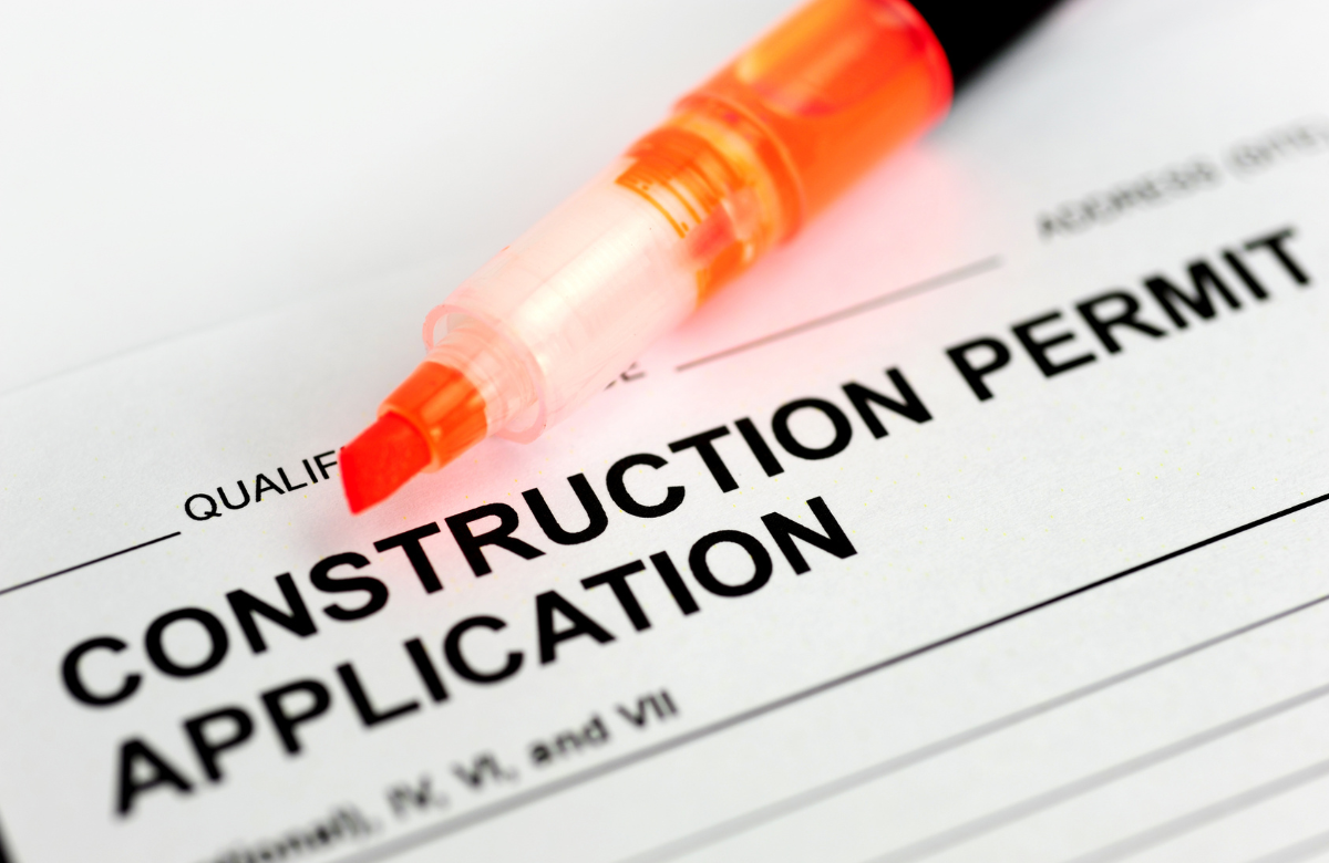 Construction permit fee application
