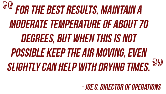 A quote from Joe G. our director of operations.