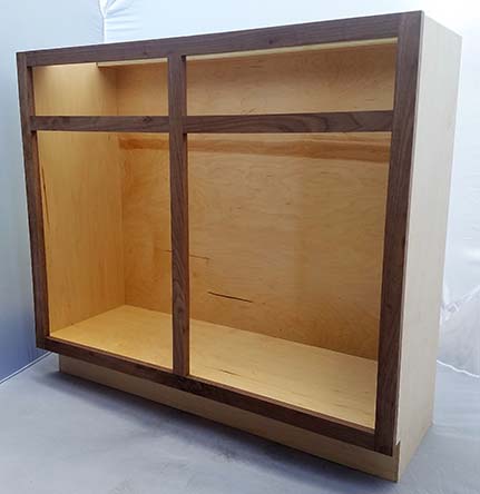 Framed cabinet box.