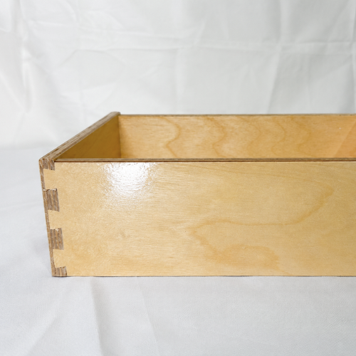 clear coat finised 9 ply drawer box