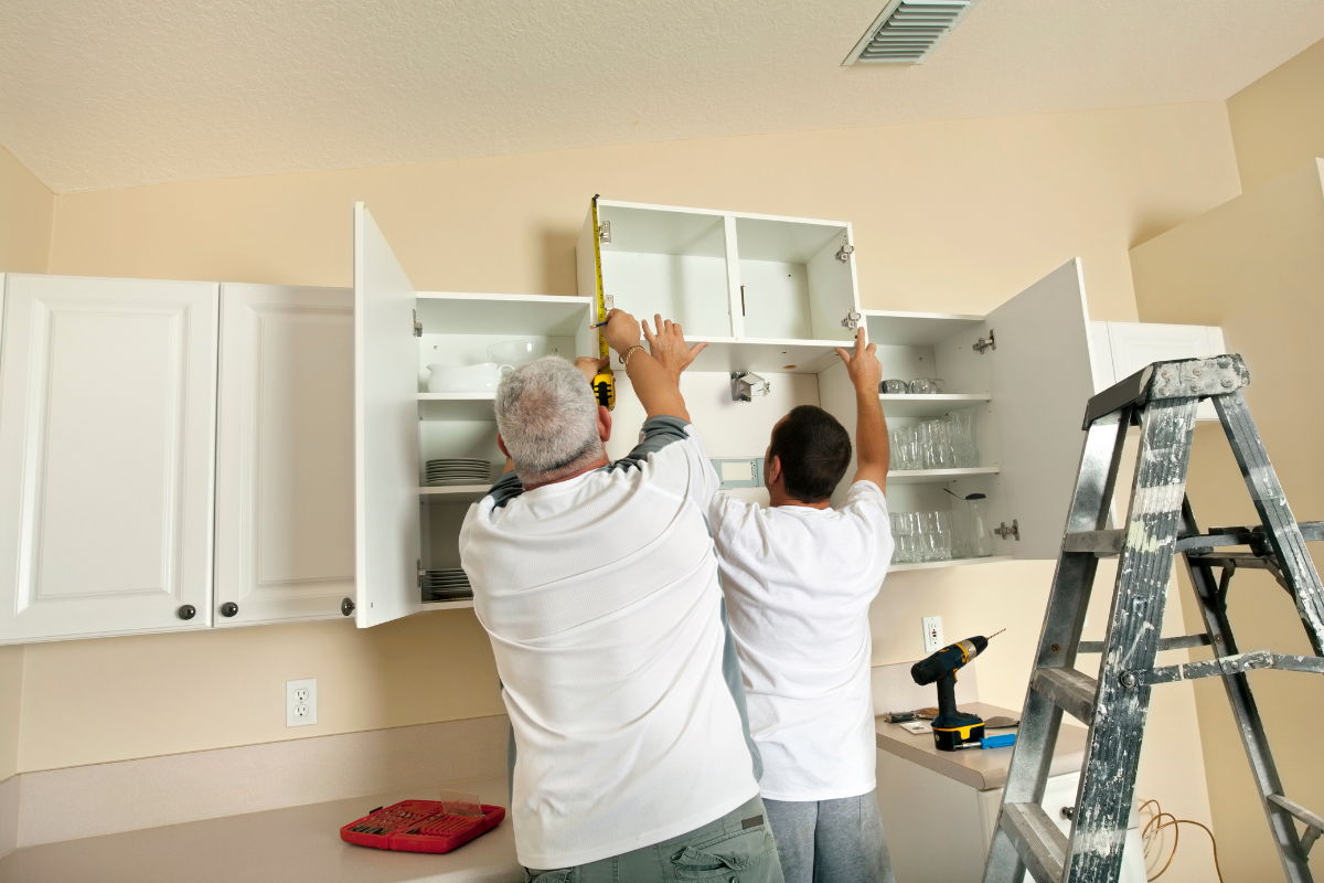 DIY cabinet refacing