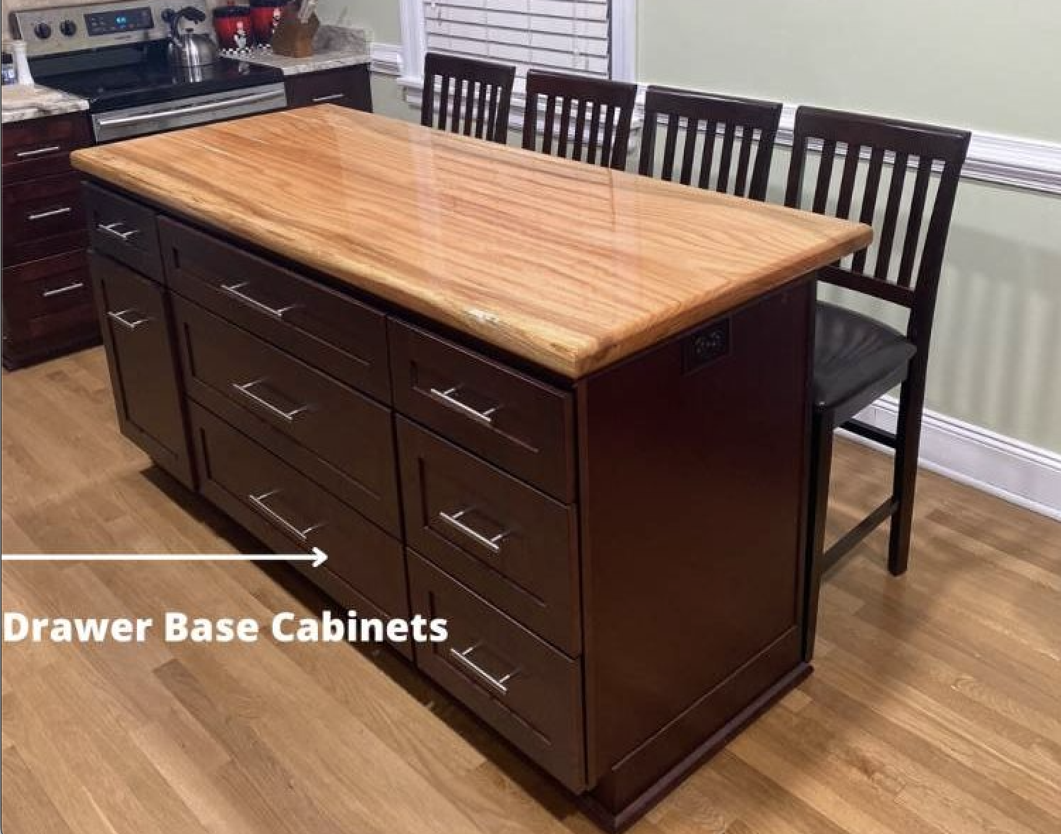 Drawer base cabinets