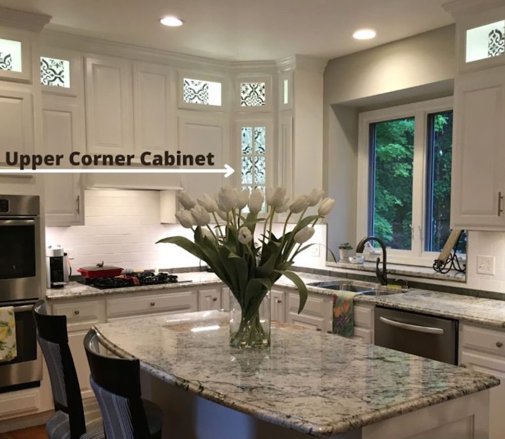 Upper Corner cabinets