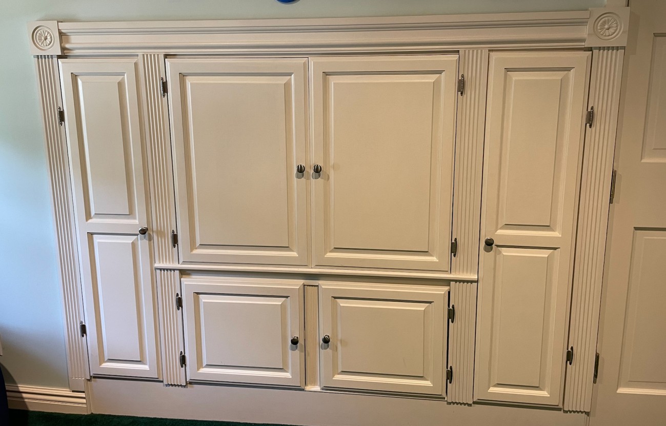 Revere cabinet door. 