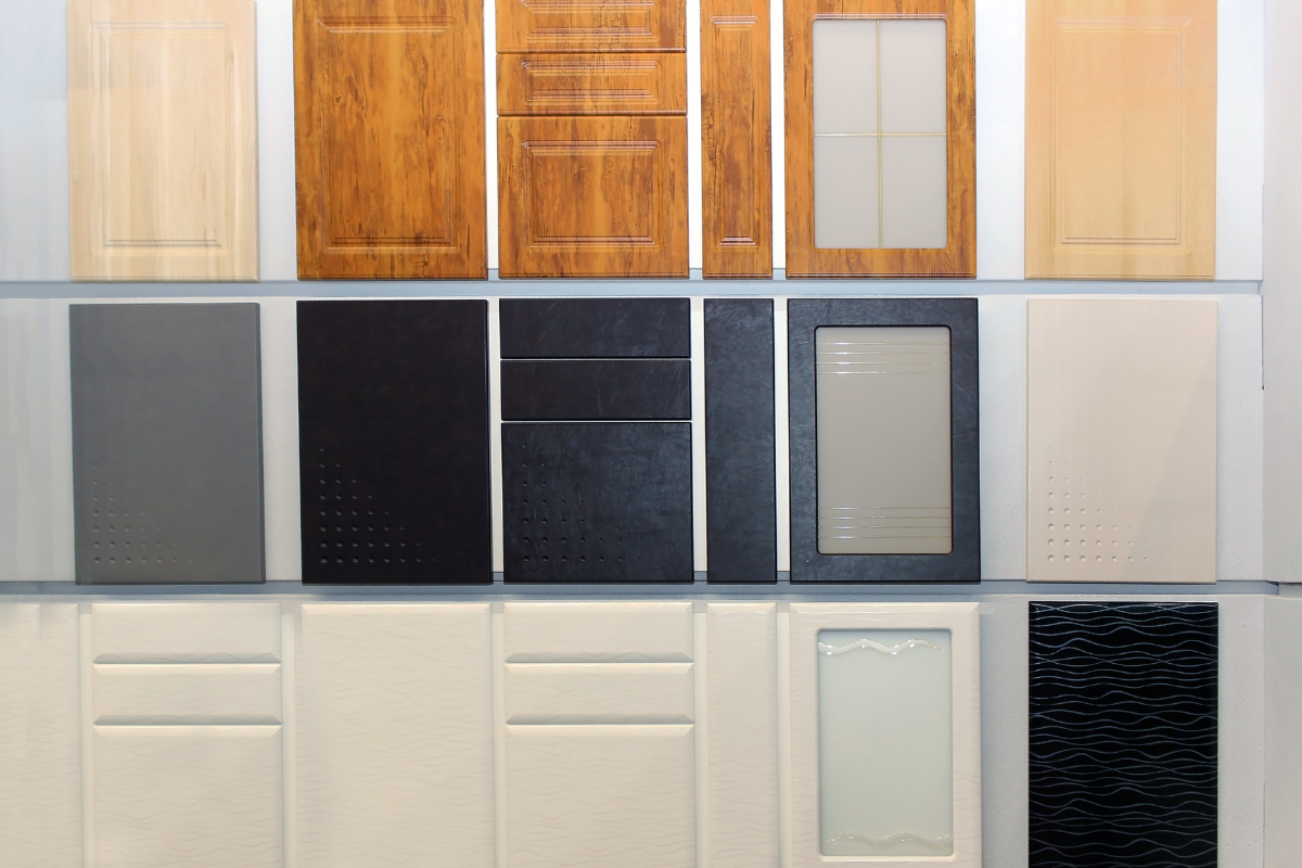 variety of cabinet doors