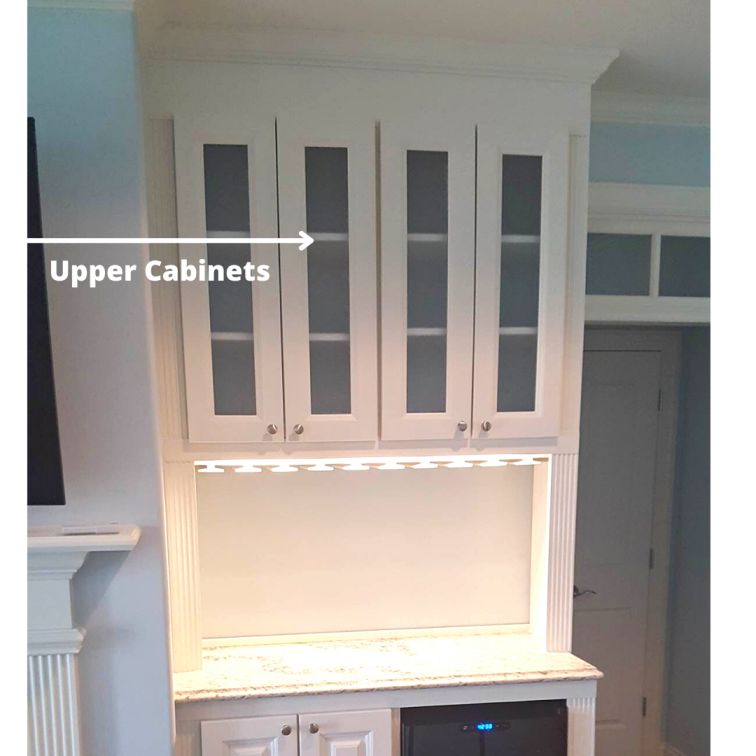 Upper cabinet box
