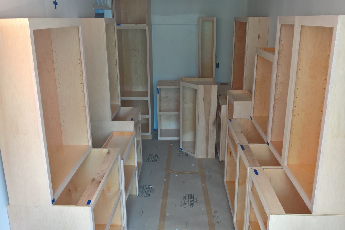 assembled cabinet boxes